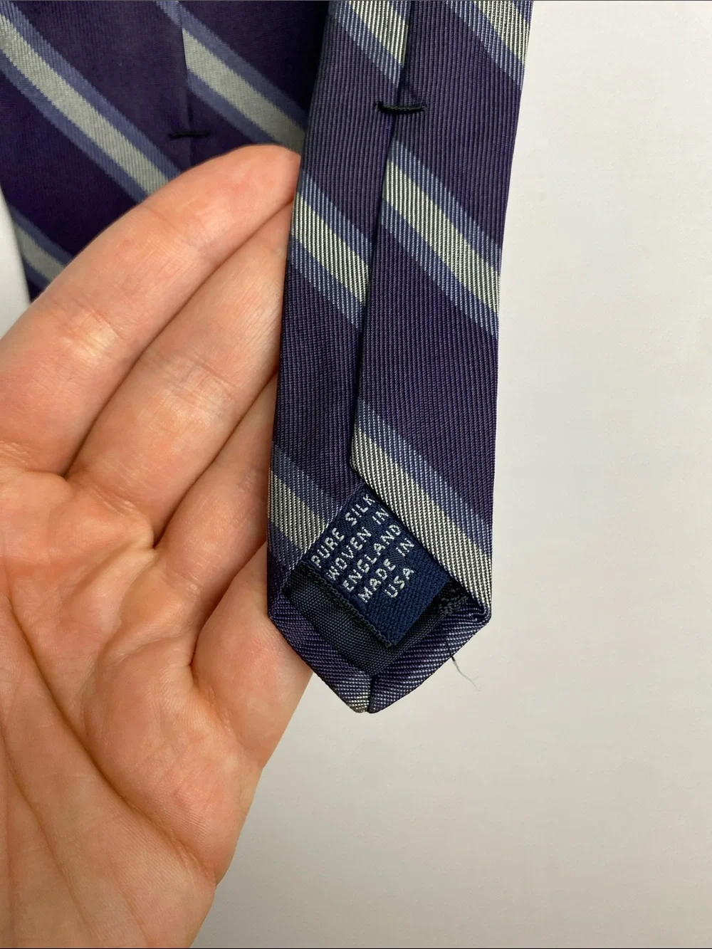 NWT Brooks Brothers Makers | Deep Purple Gray Silk Tie